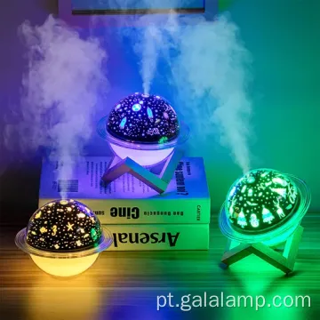 Umidificador de luz noturno com suporte, alimentado por USB